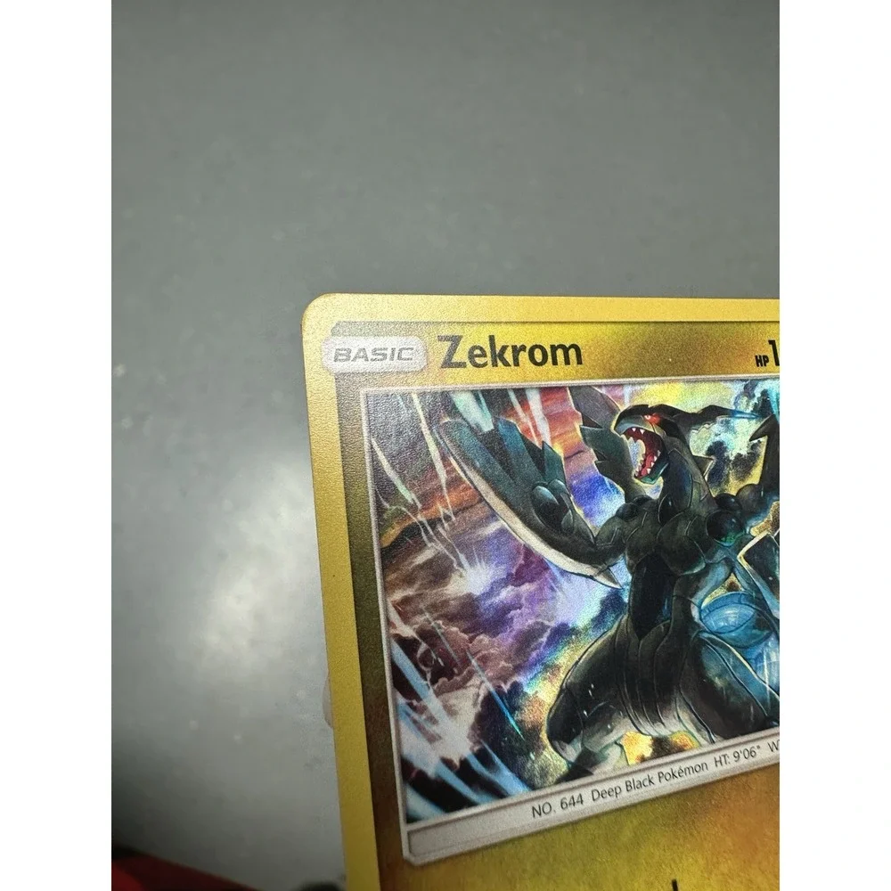 Zekrom 46/70 Holo Rare ROLLER MARK ERROR UNIQUE!! Dragon Majesty Pokemon Holo NM